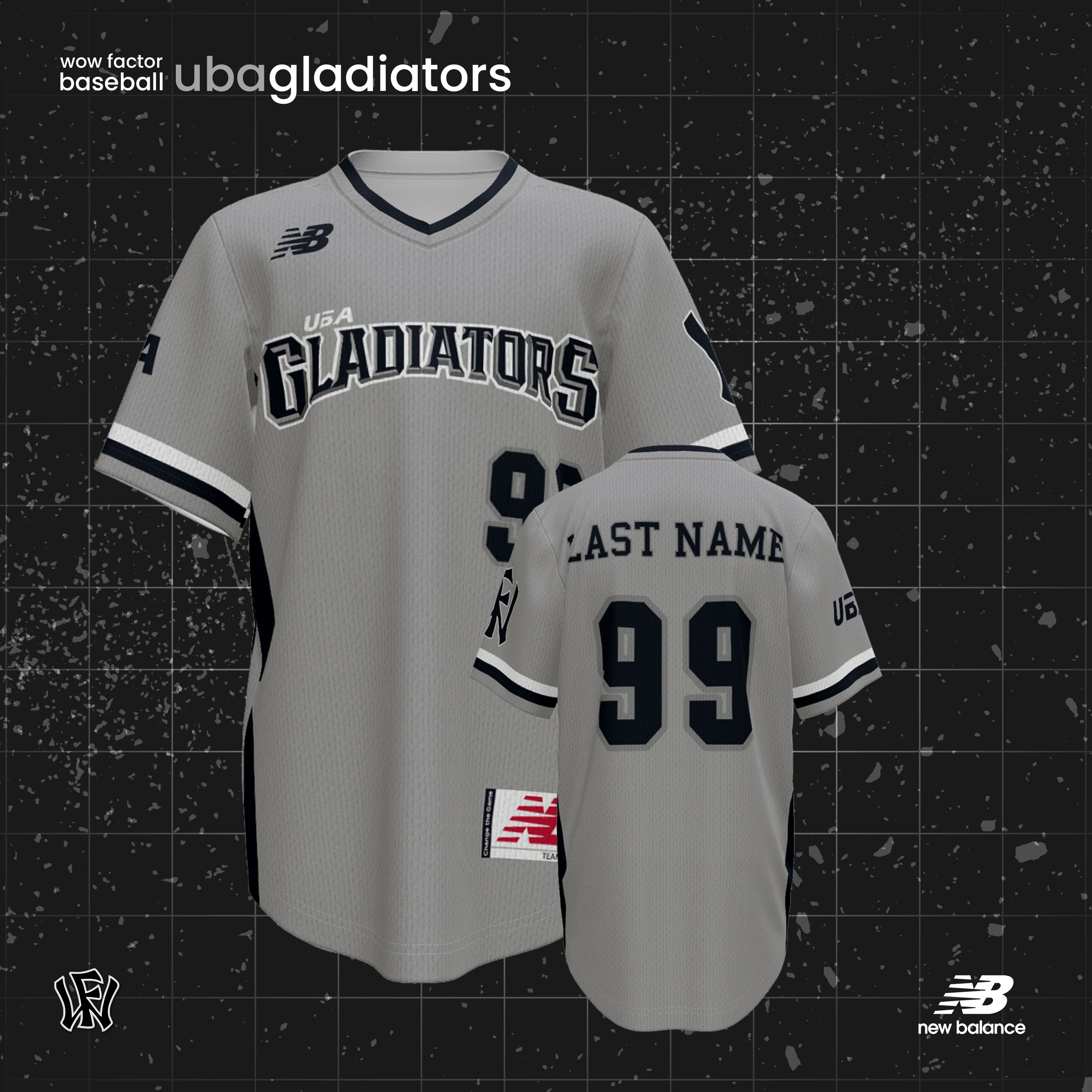 Gladiators Gray Jersey