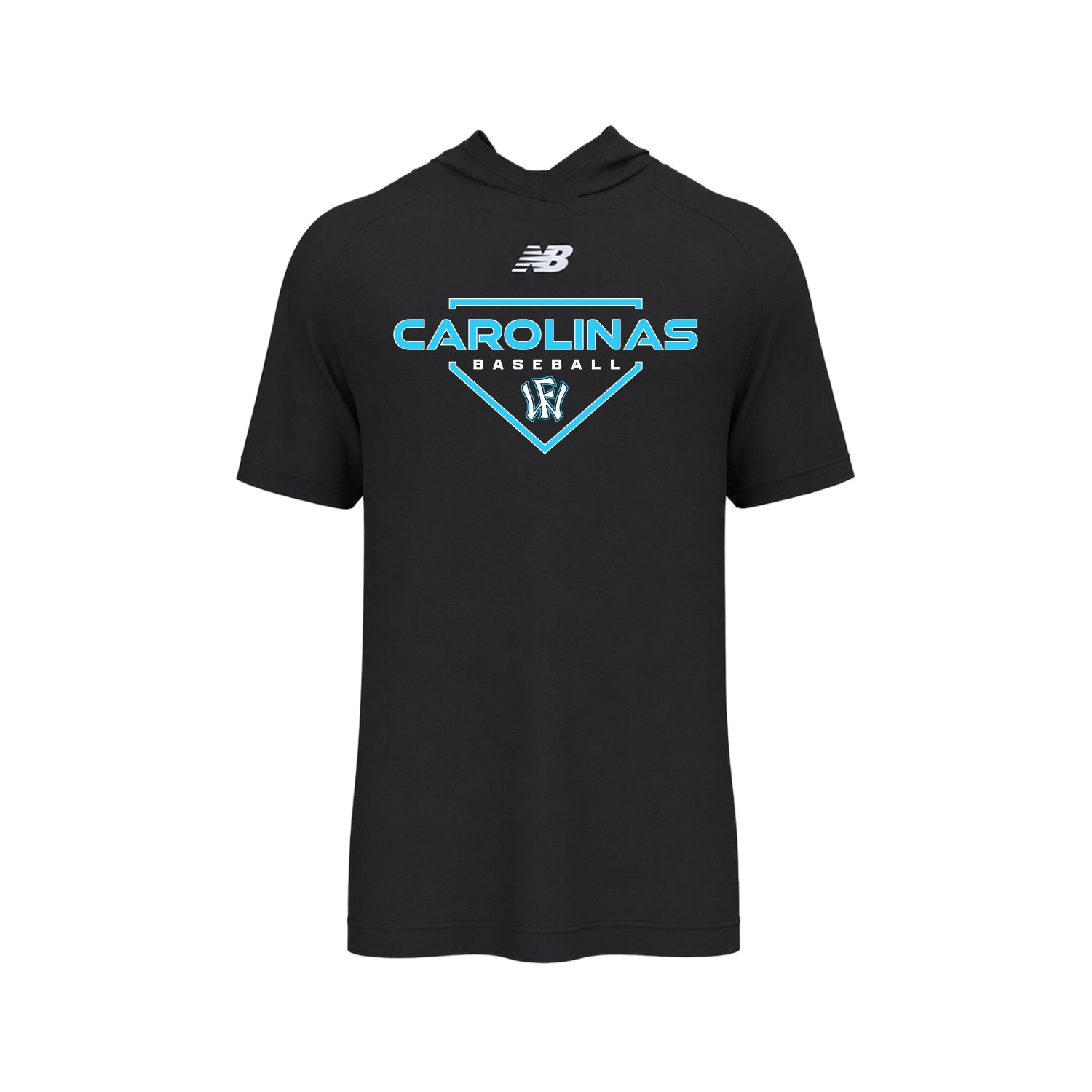 **New Item** Carolinas Men's Lightweight Dry-Fit Short Sleeve Athletic Hoodie