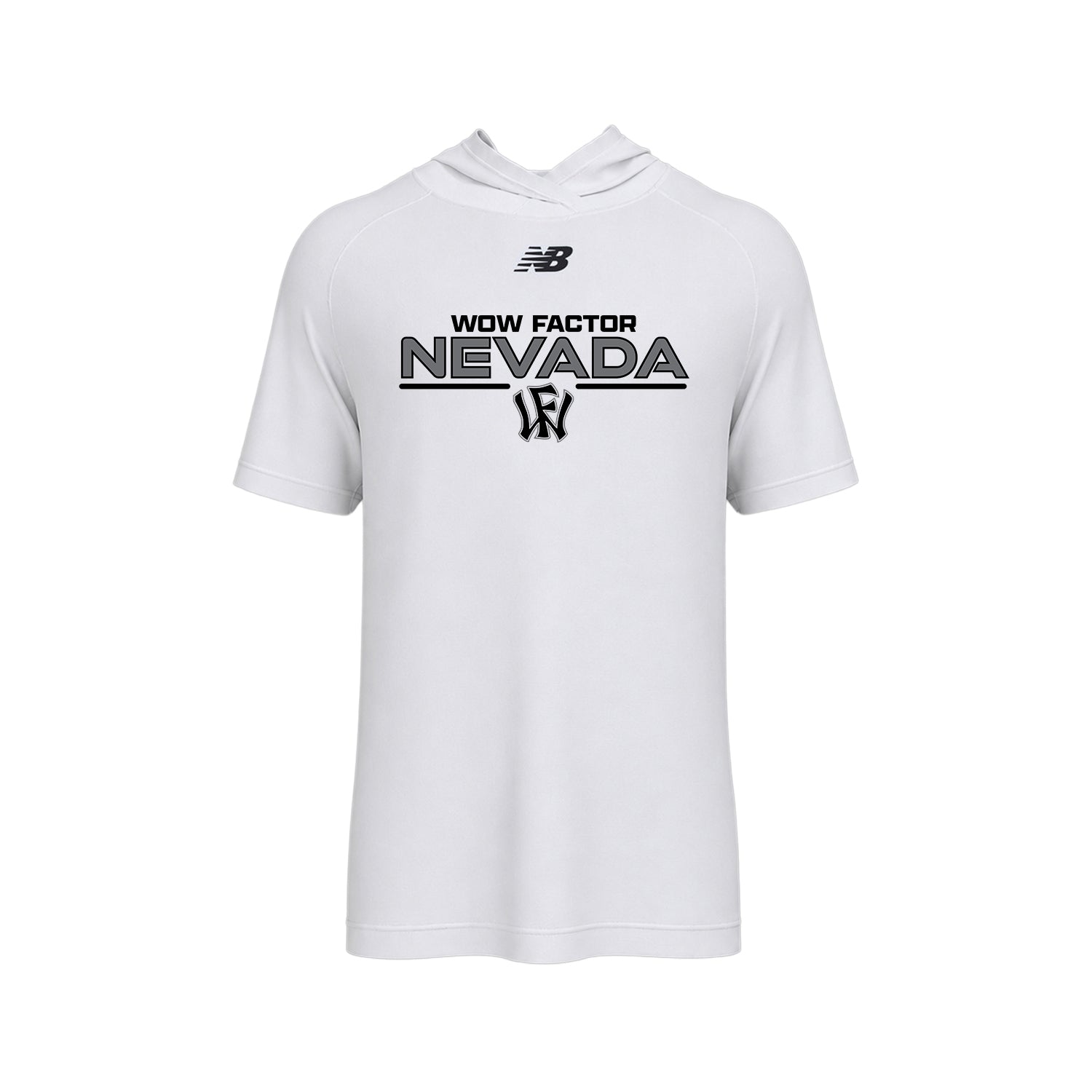 Nevada Men's Baseball Lightweight Dry-Fit Short Sleeve Athletic Hoodie