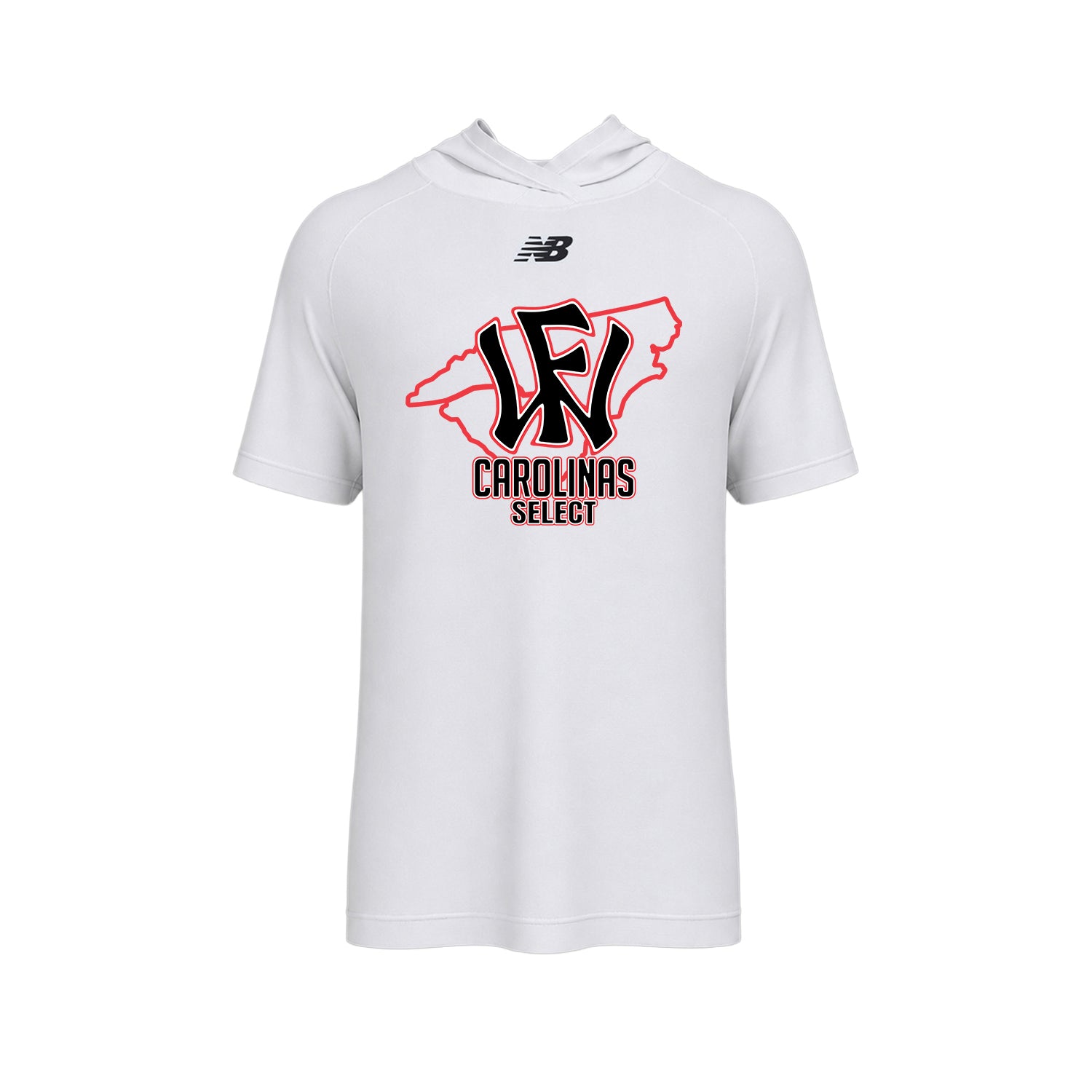 **New Item** Carolina Select Men's Lightweight Dry-Fit Short Sleeve Athletic Hoodie
