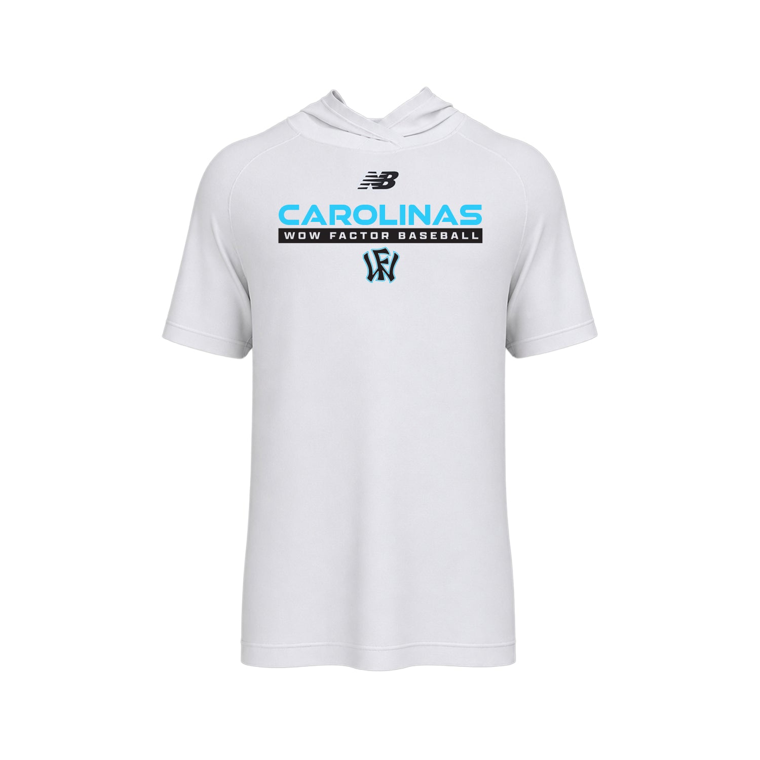 **New Item** Carolinas Men's Lightweight Dry-Fit Short Sleeve Athletic Hoodie