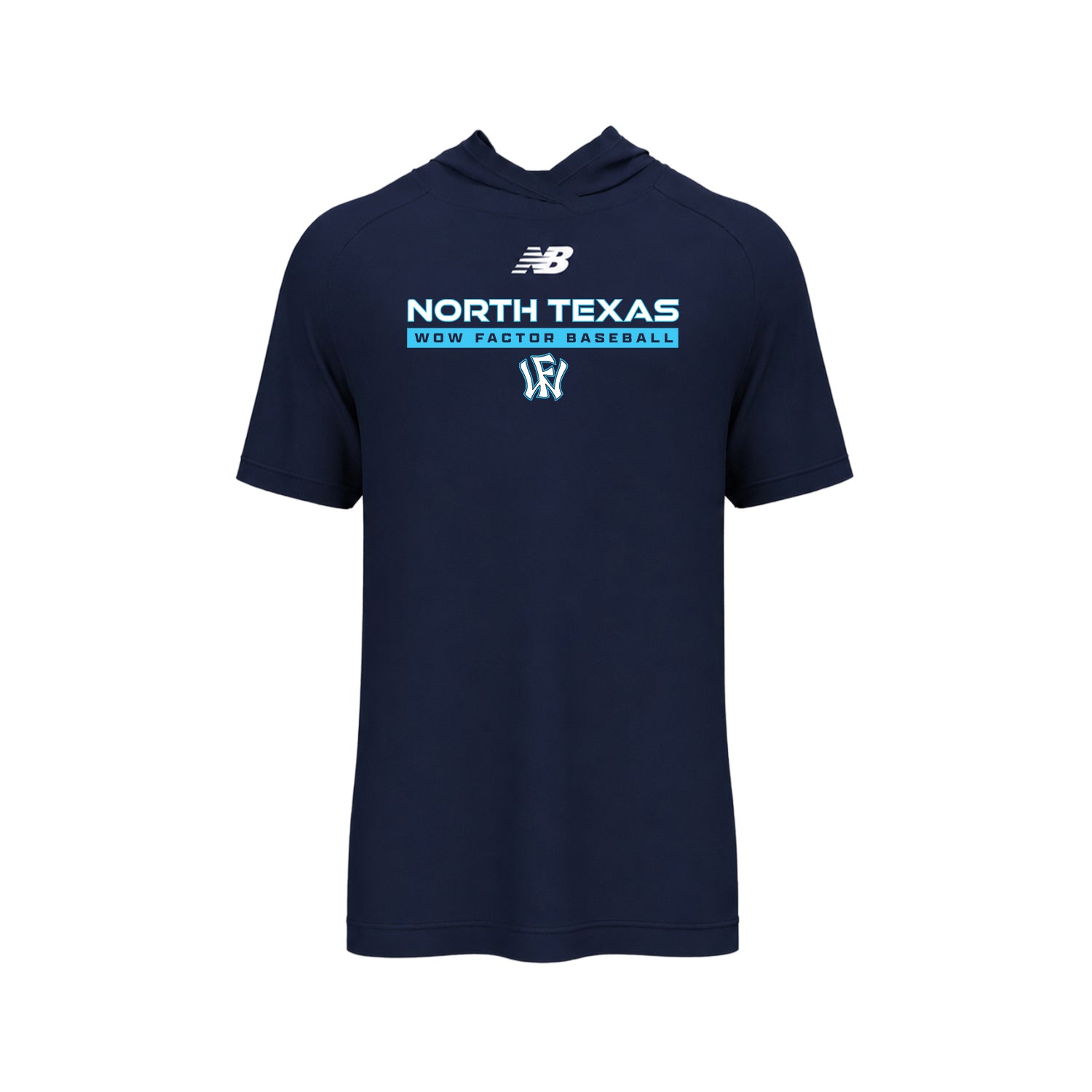 **New Item** North Texas Men's Lightweight Dry-Fit Short Sleeve Athletic Hoodie