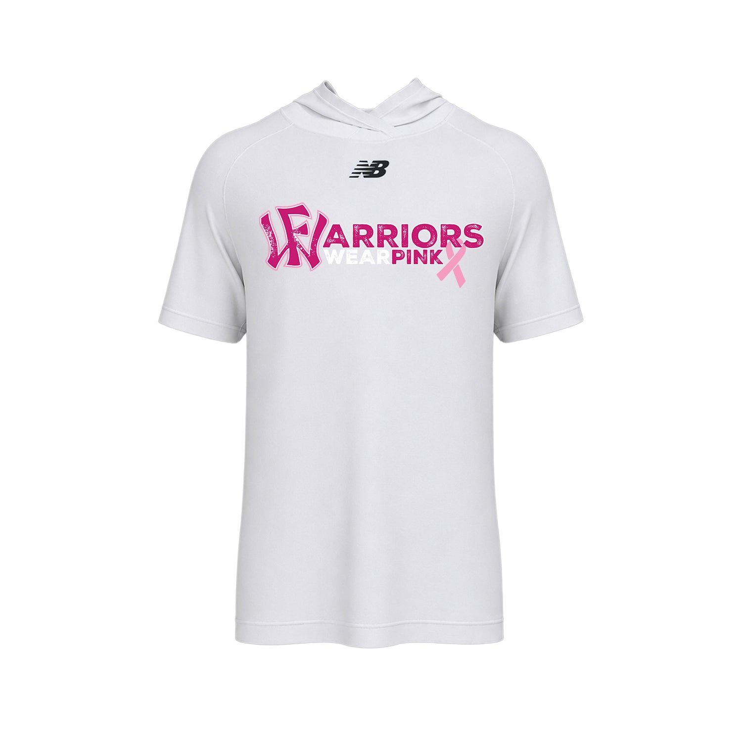 Breast Cancer Awareness **New Item** Men's Lightweight Dry-Fit Short Sleeve Athletic Hoodie
