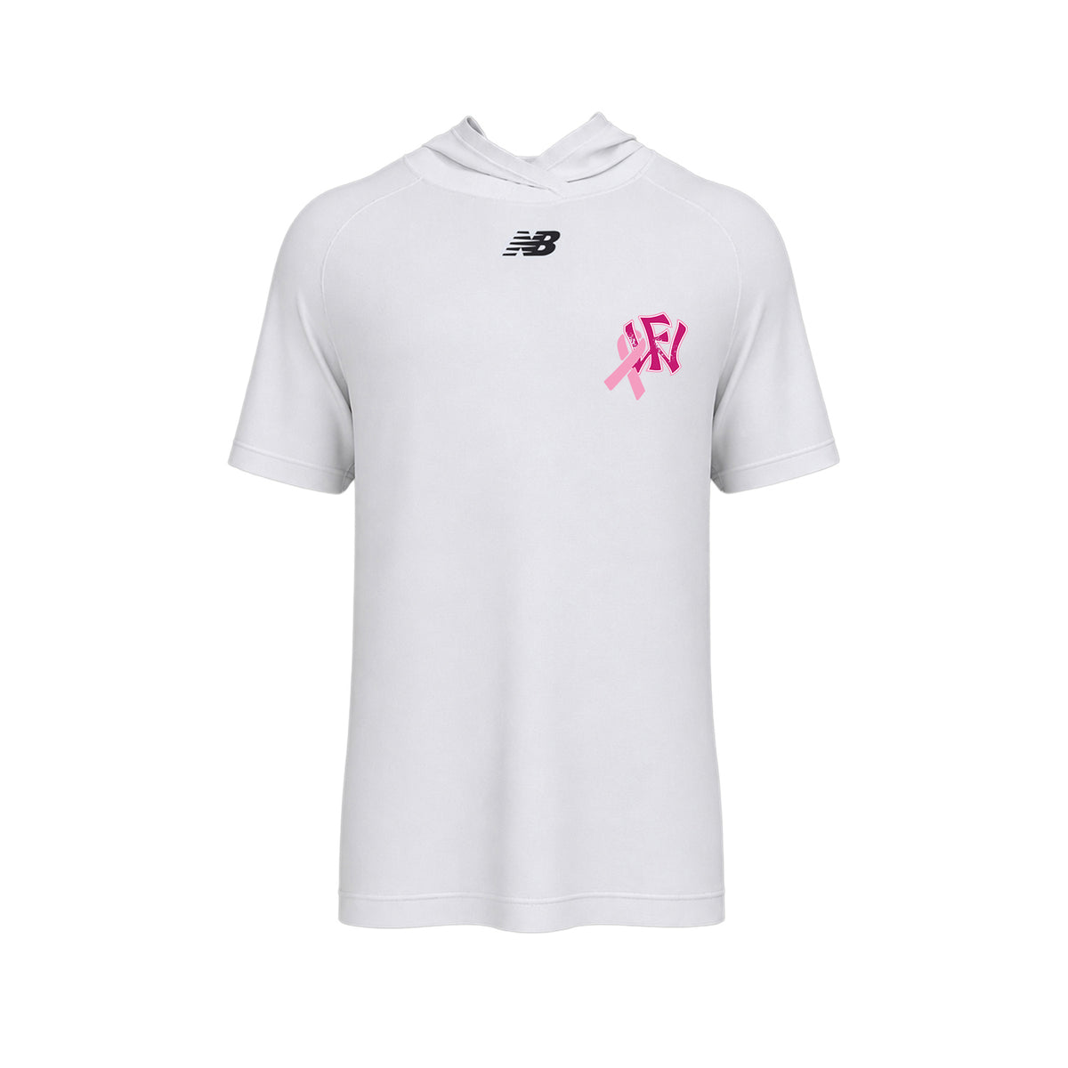 Breast Cancer Awareness **New Item** Men's Lightweight Dry-Fit Short Sleeve Athletic Hoodie