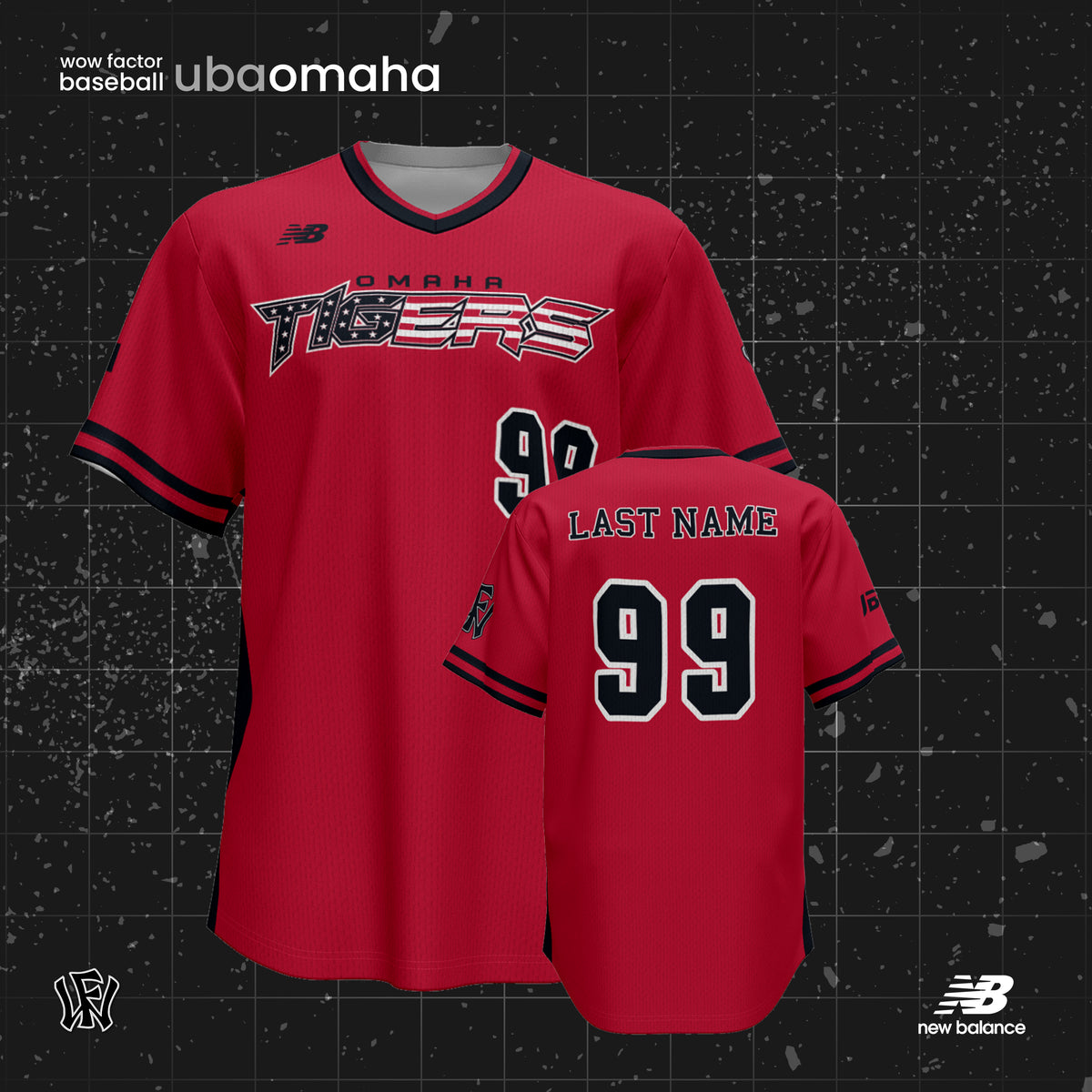 Tigers Red/American Jersey