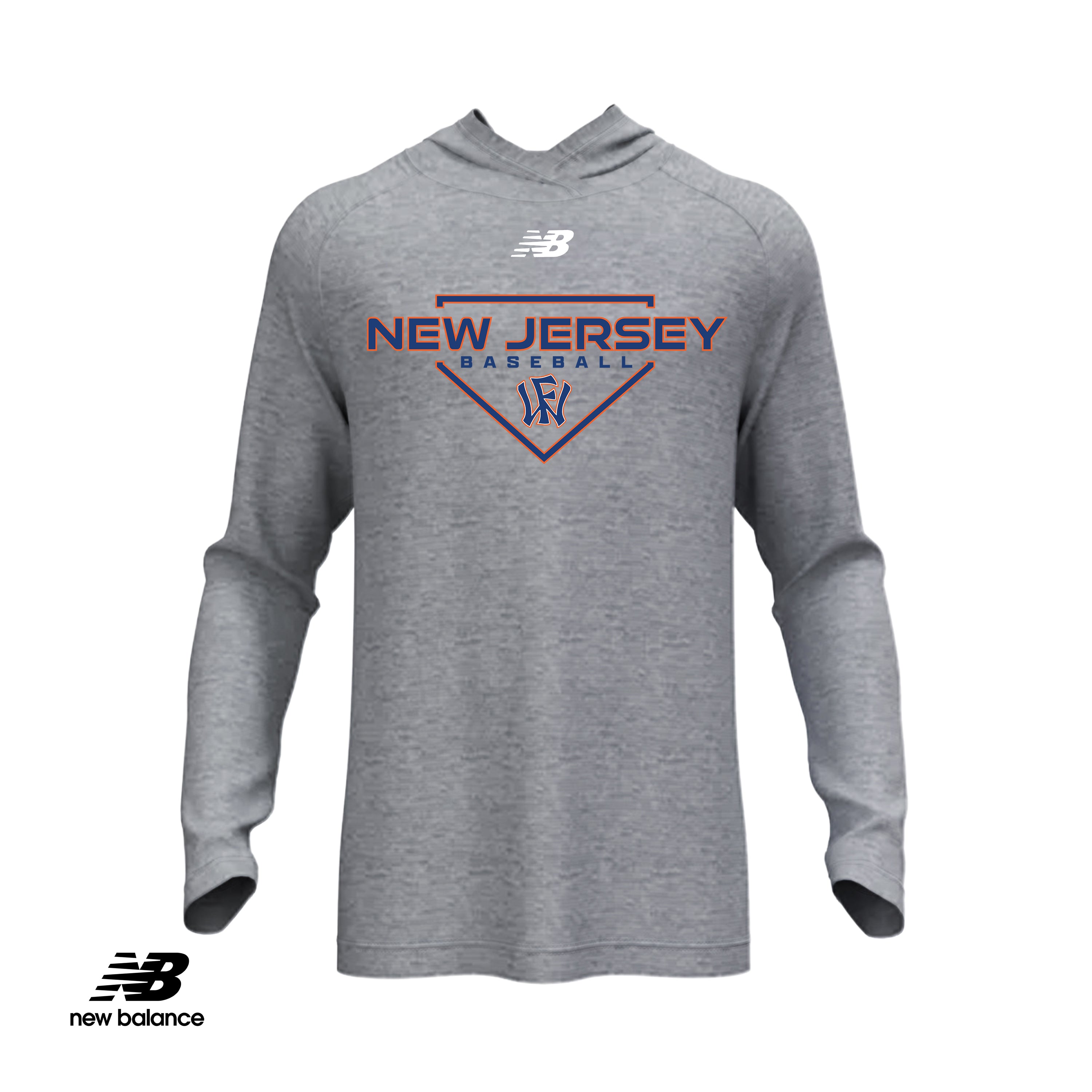 New Jersey Mens Athletic Hoodie