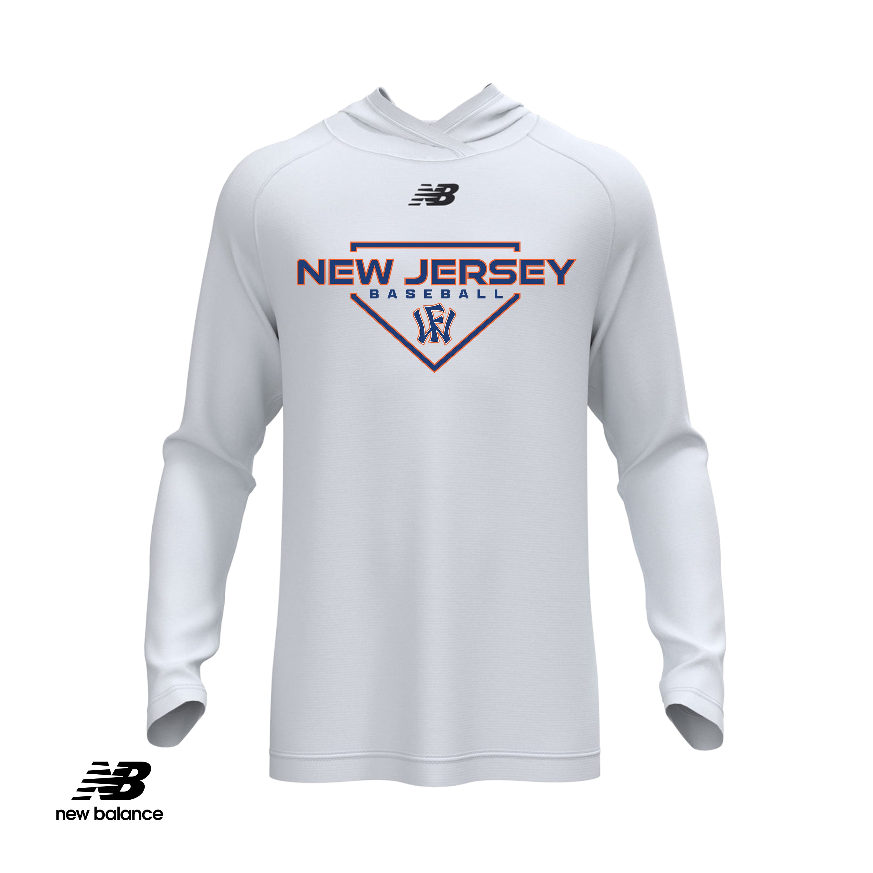 New Jersey Mens Athletic Hoodie