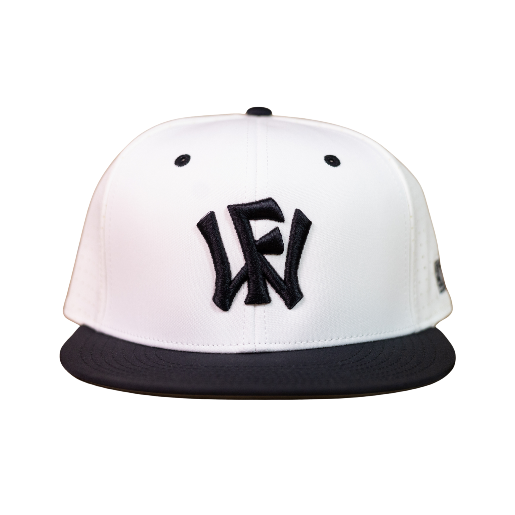 WF White/Black Patch Hat