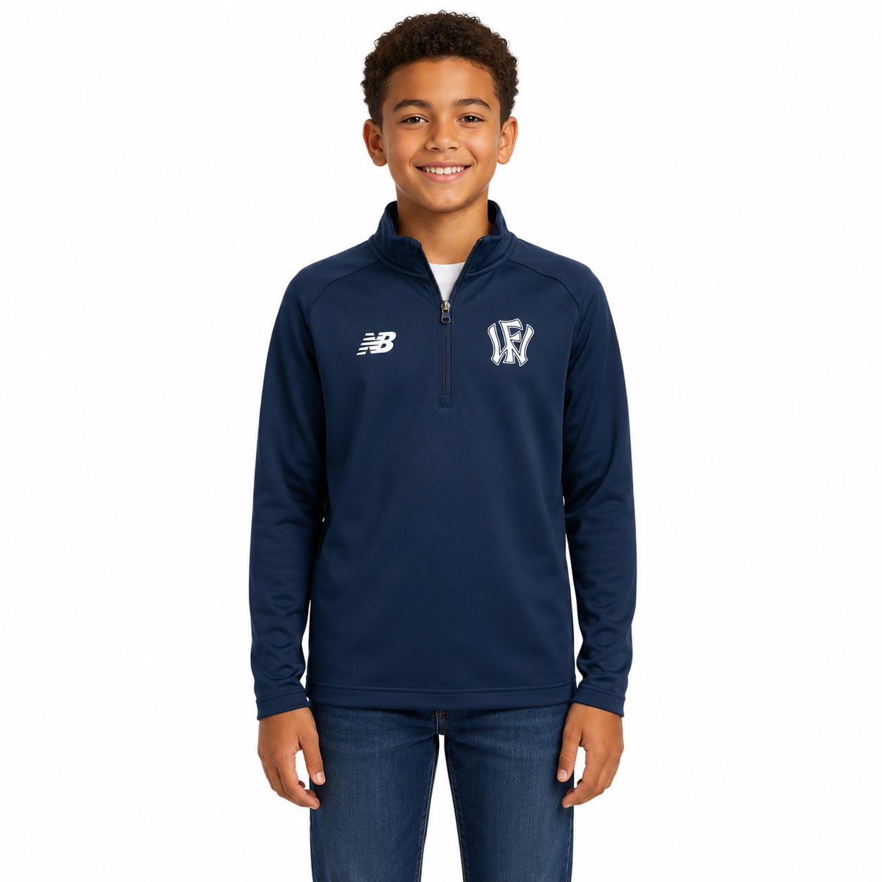 Youth Baseball Athletics Half Zip