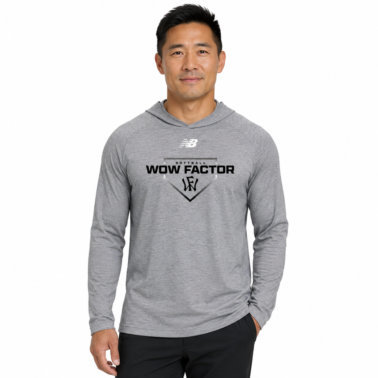 Men's Softball Lightweight Dry-Fit Athletic Hoodie