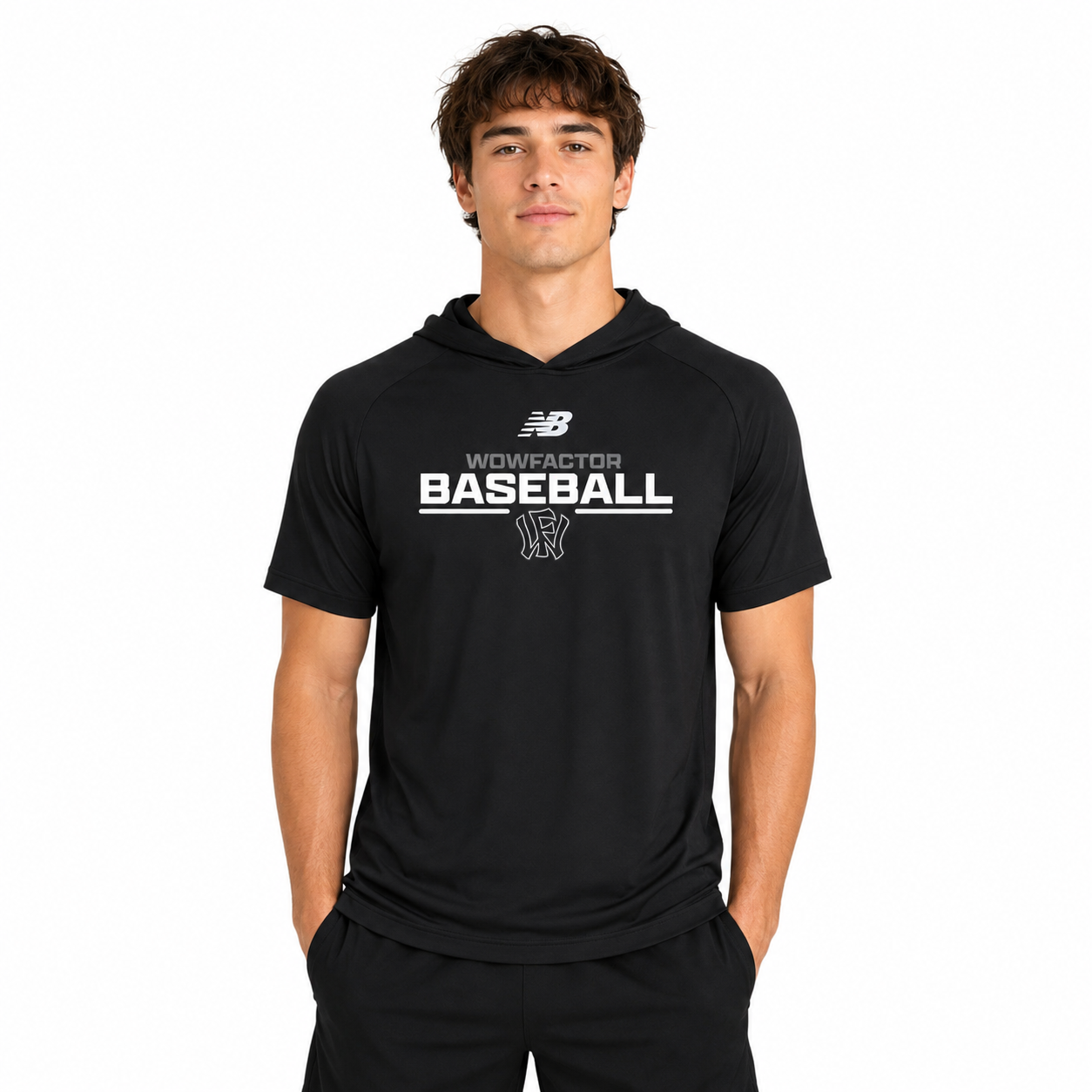 **New Item** Men's Baseball Lightweight Dry-Fit Short Sleeve Athletic Hoodie