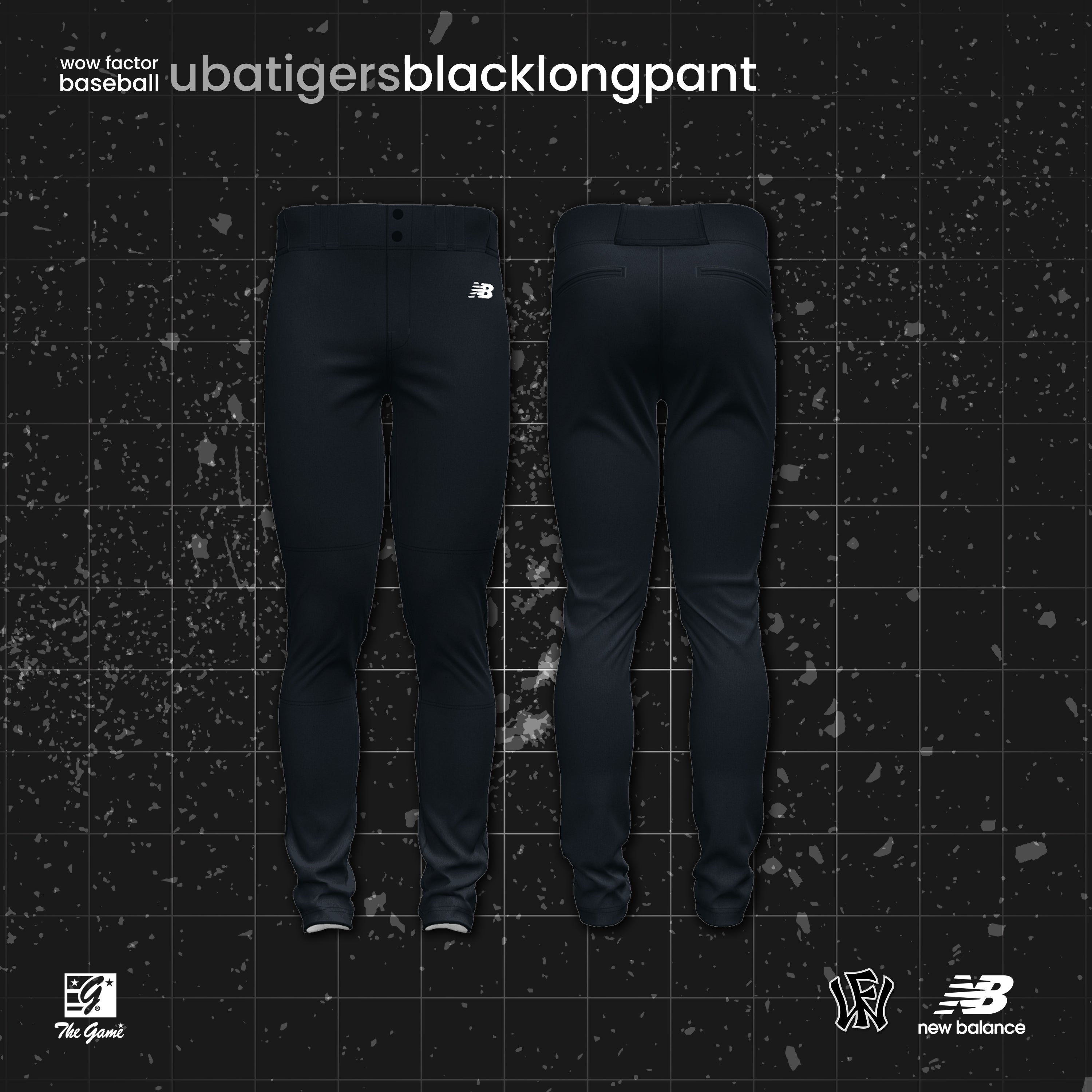 Tigers Game Pants Black (Long/Knicker)