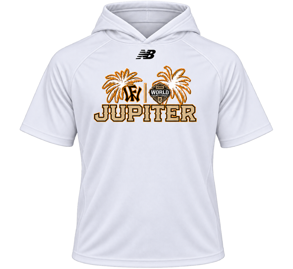 Jupiter  **New Item** Men's Lightweight Dry-Fit Short Sleeve Athletic Hoodie