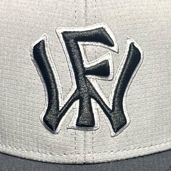 WF Light Gray with Black Bill UA Hat