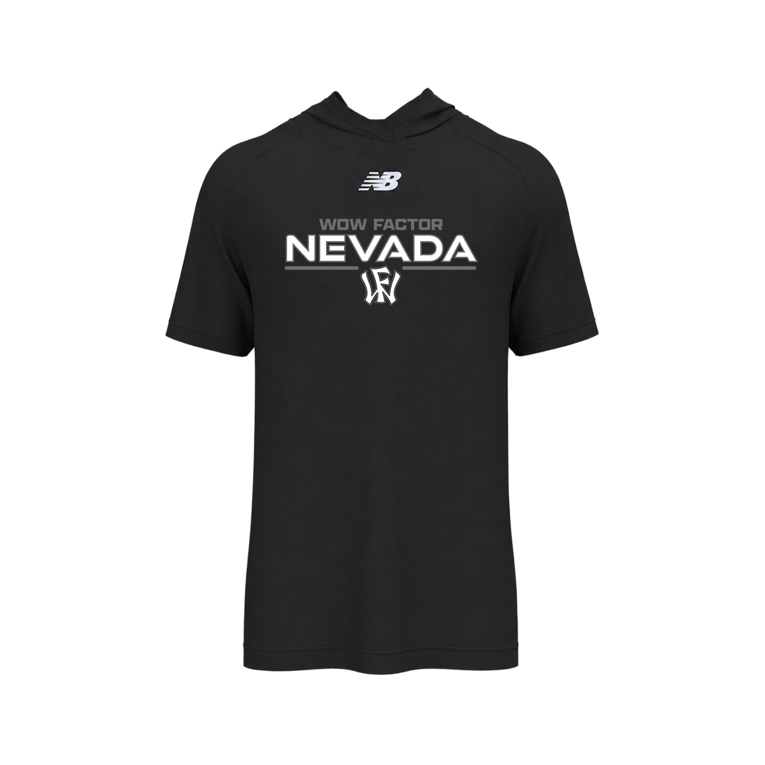Nevada Men's Baseball Lightweight Dry-Fit Short Sleeve Athletic Hoodie