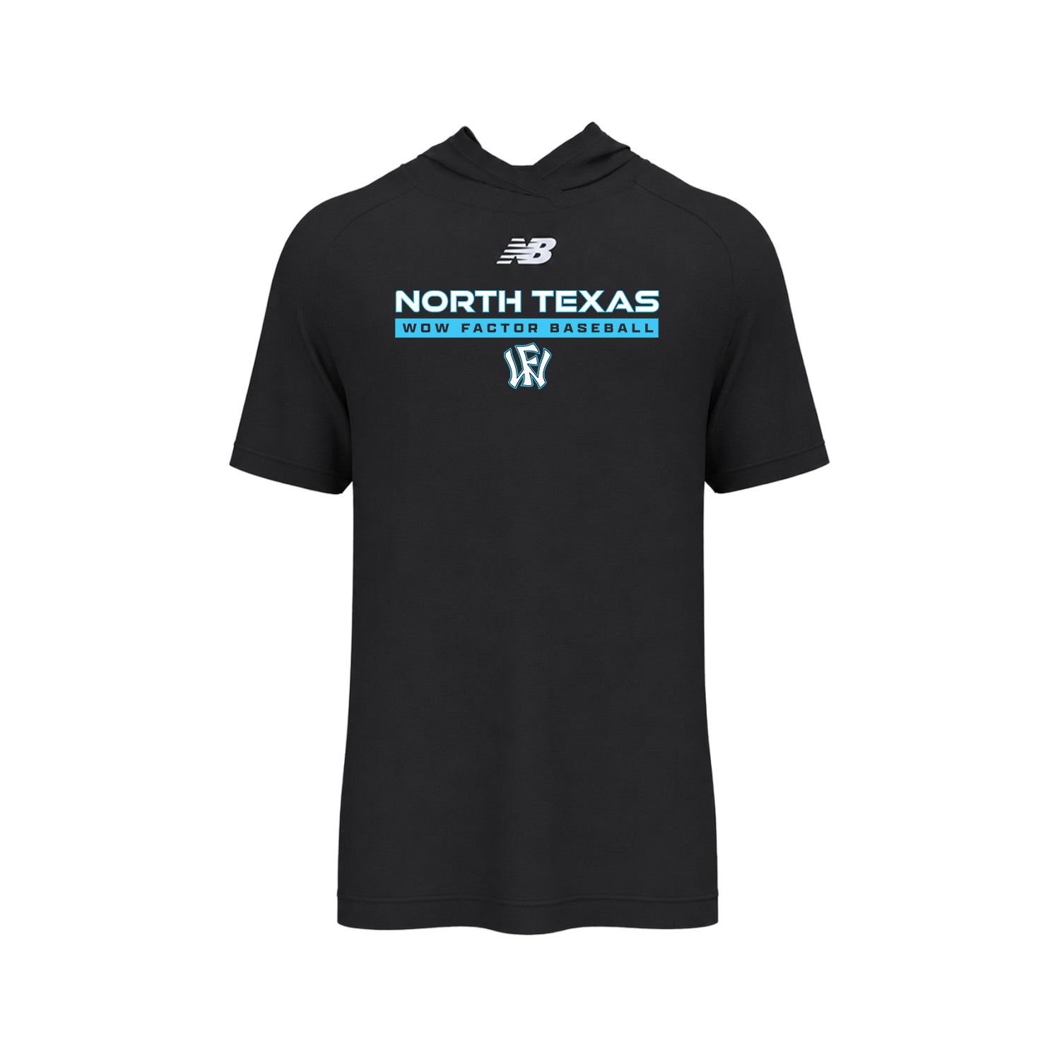**New Item** North Texas Men's Lightweight Dry-Fit Short Sleeve Athletic Hoodie