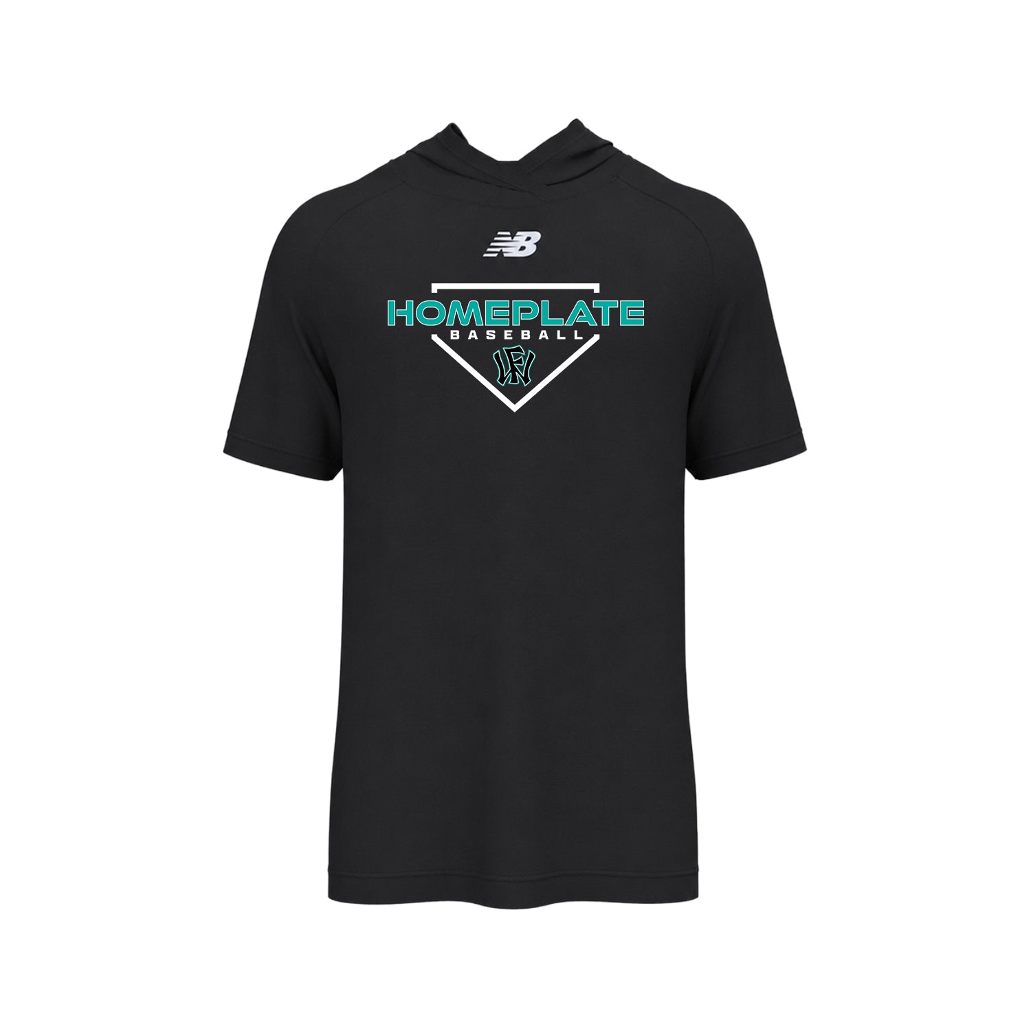 **New Item** Home Plate Men's Lightweight Dry-Fit Short Sleeve Athletic Hoodie