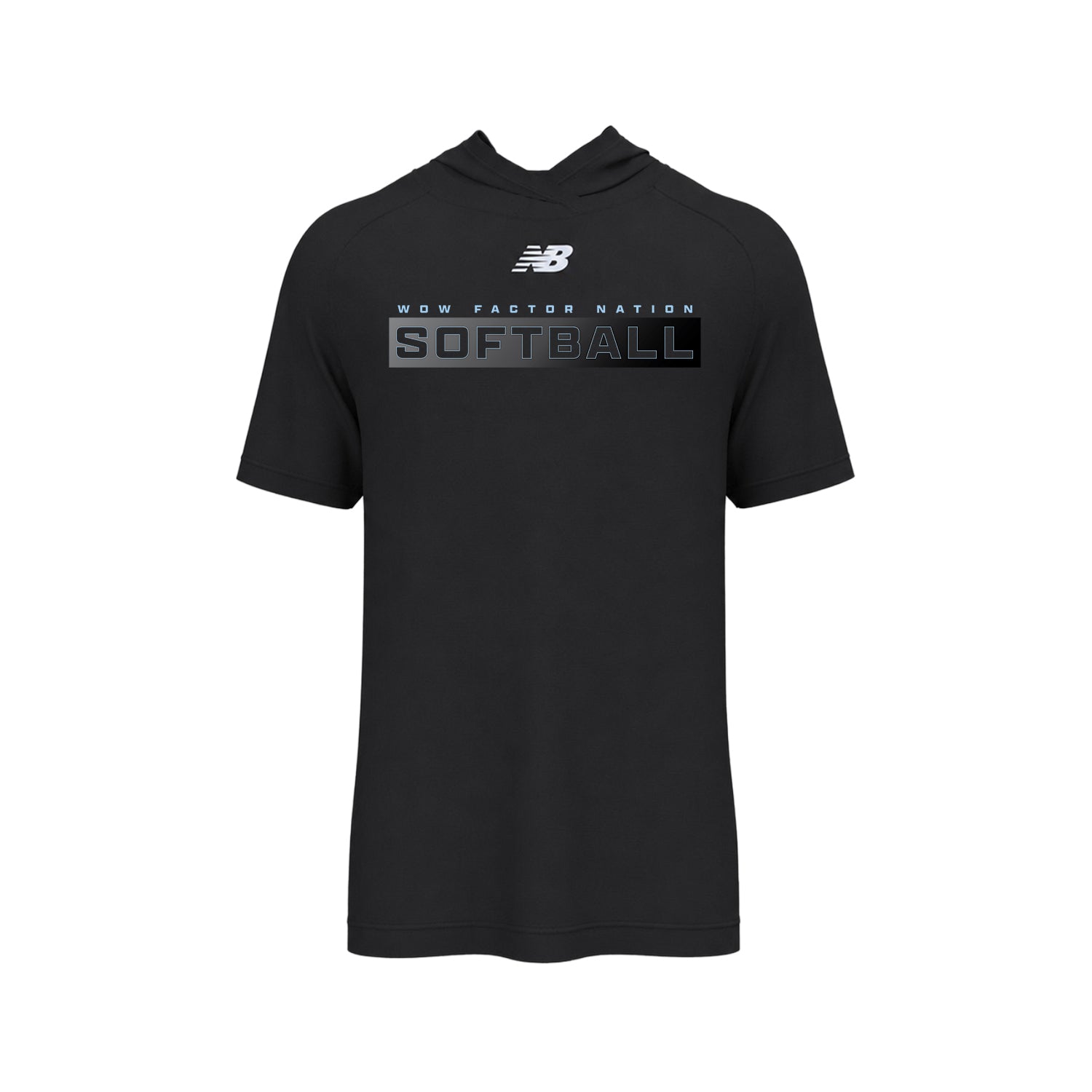 **New Item** Softball Nation Men's Lightweight Dry-Fit Short Sleeve Athletic Hoodie