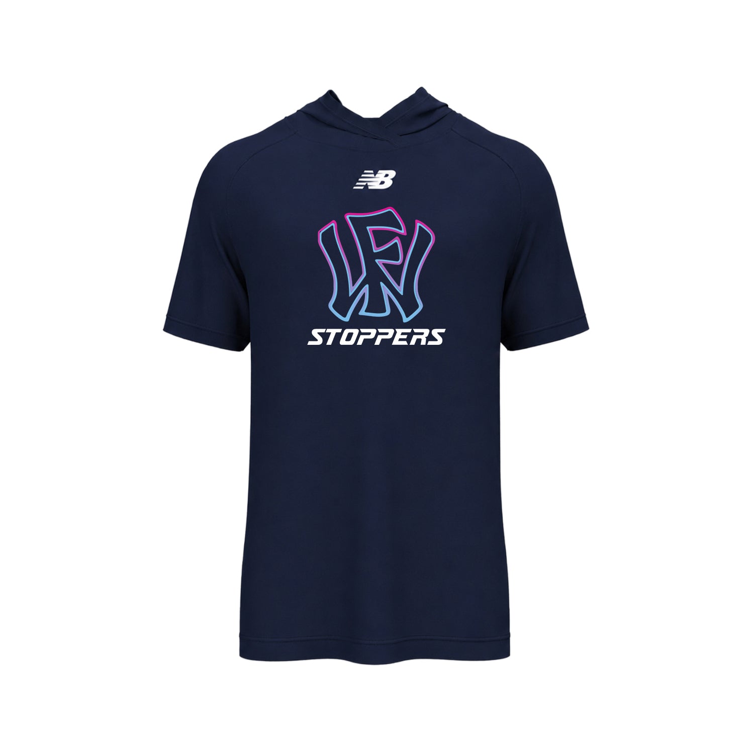 **New Item** Stoppers Men's Lightweight Dry-Fit Short Sleeve Athletic Hoodie
