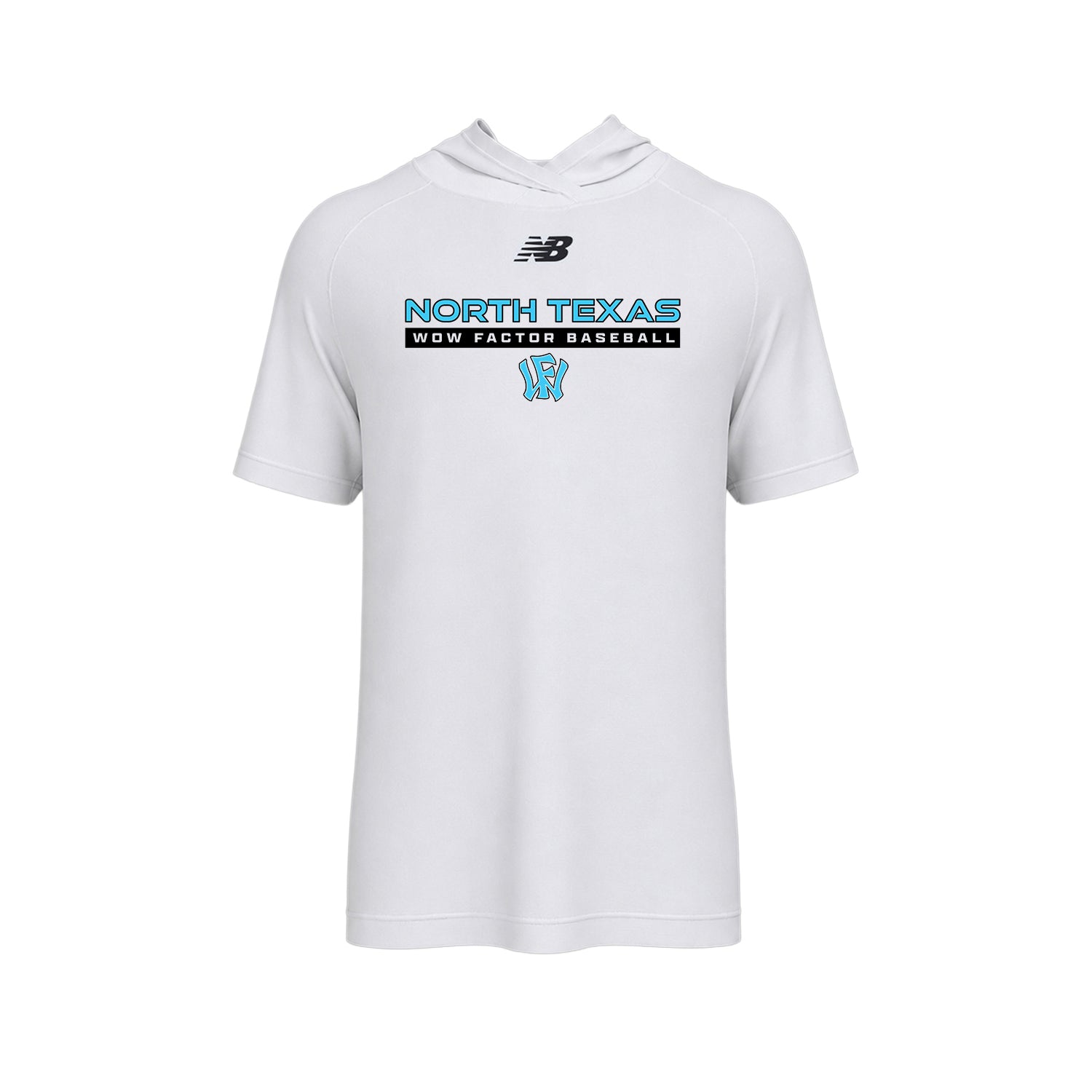 **New Item** North Texas Men's Lightweight Dry-Fit Short Sleeve Athletic Hoodie