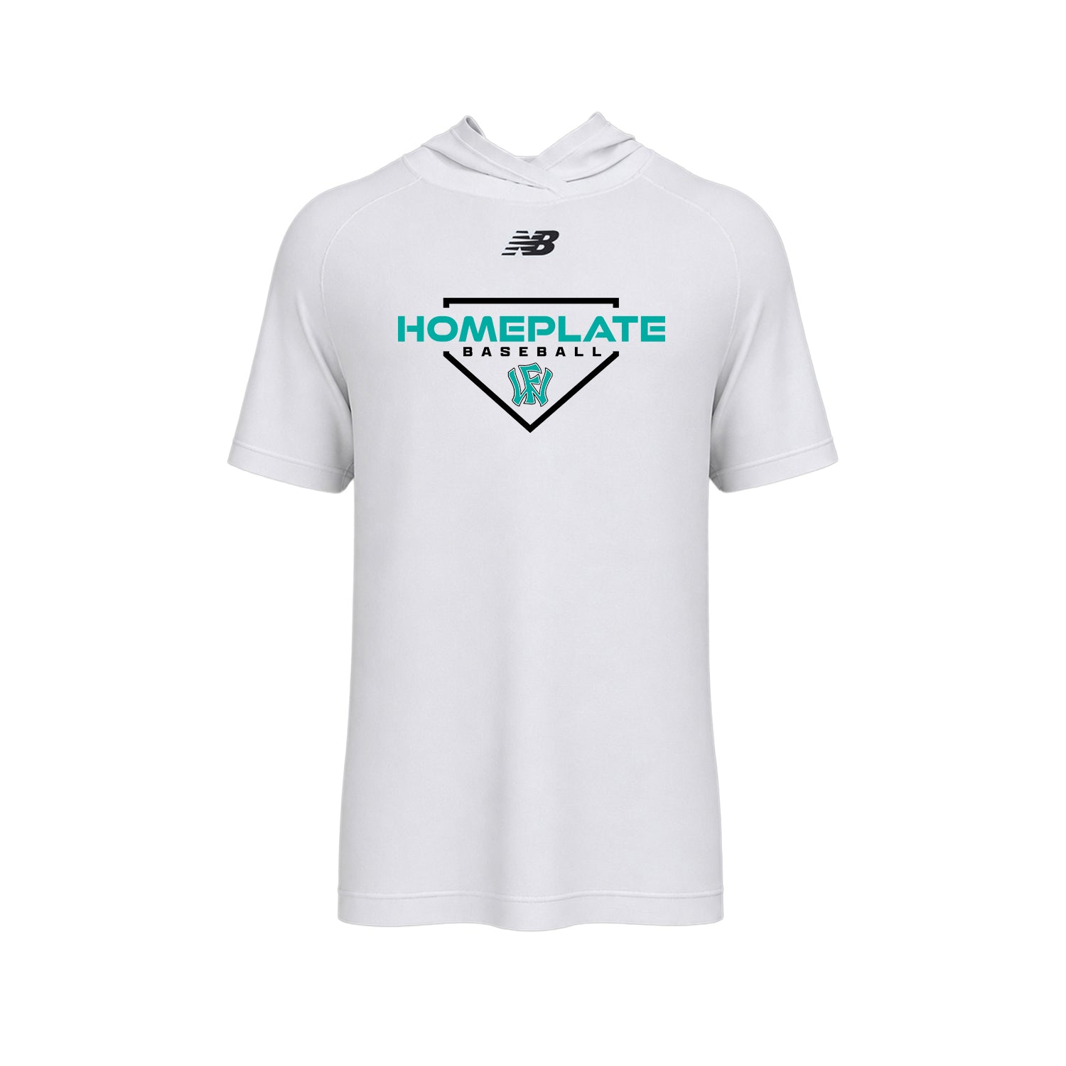 **New Item** Home Plate Men's Lightweight Dry-Fit Short Sleeve Athletic Hoodie