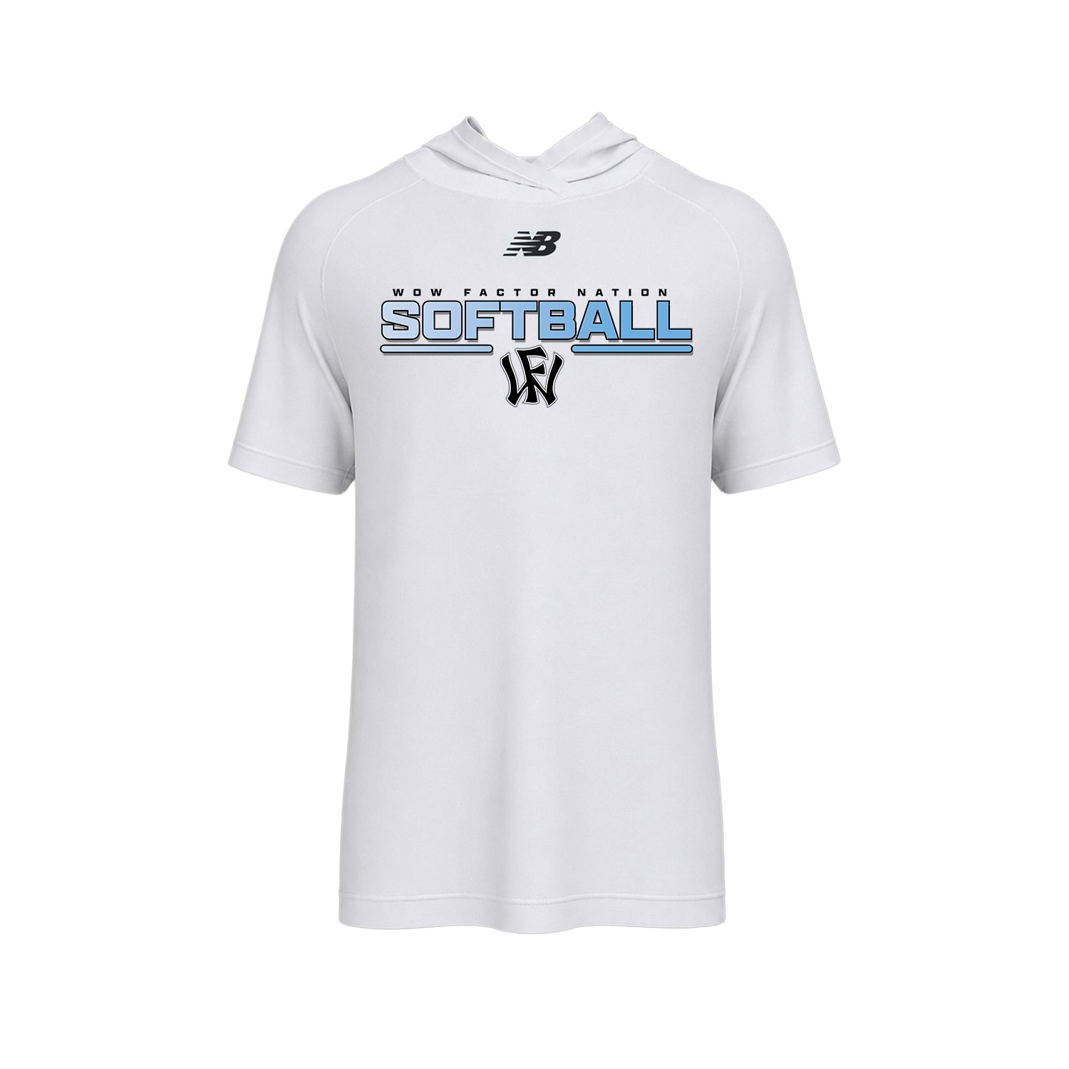 **New Item** Softball Nation Men's Lightweight Dry-Fit Short Sleeve Athletic Hoodie