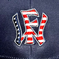 Red White and Blue All Day Trucker Hat