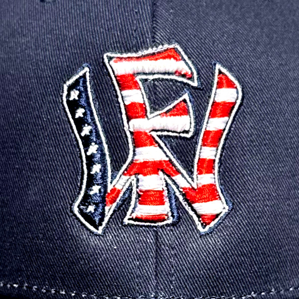 Red White and Blue All Day Trucker Hat