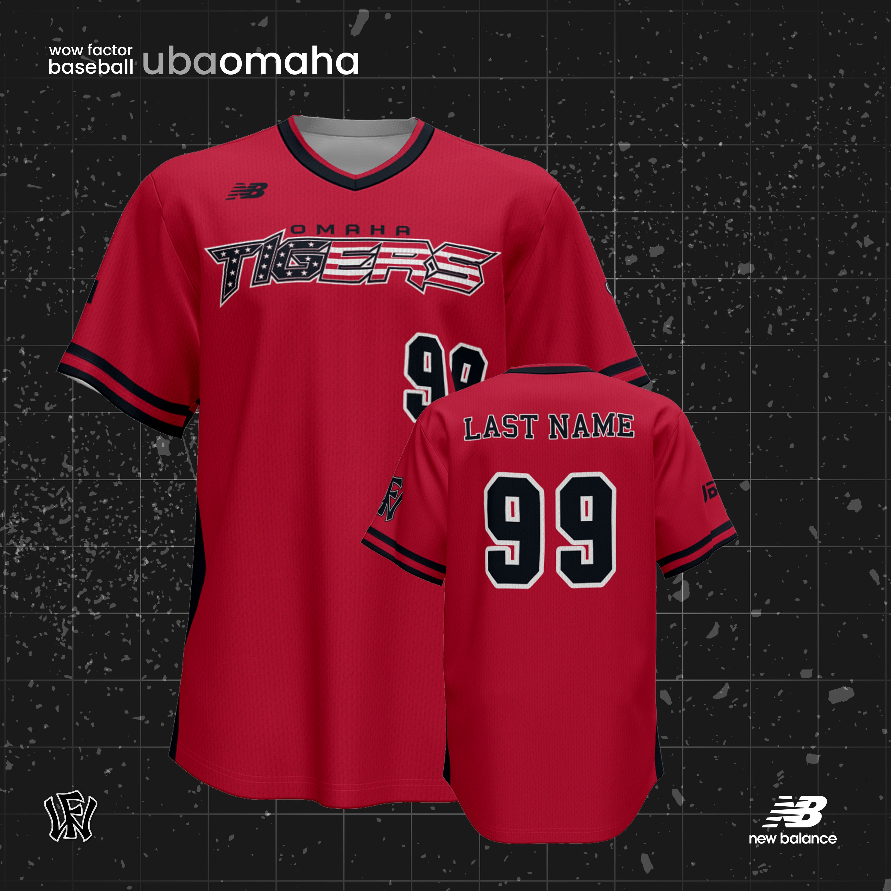 Tigers Red/American Jersey