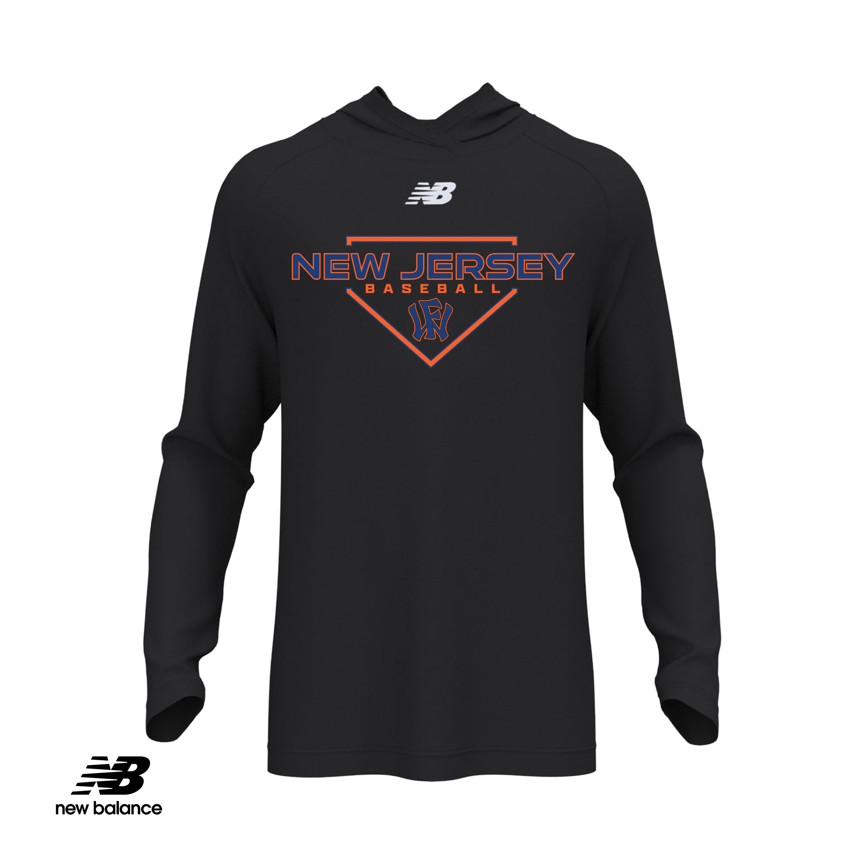 New Jersey Mens Athletic Hoodie