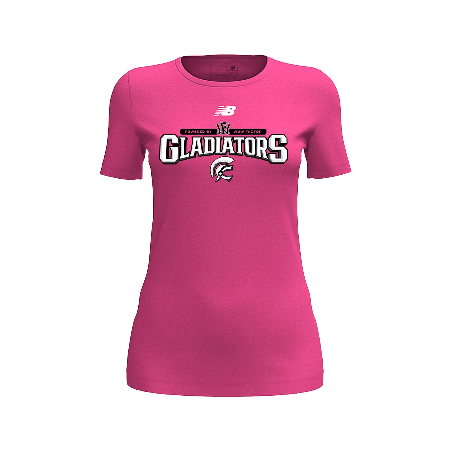 Gladiators Women's Cotton 50/50 Nblend T-Shirt