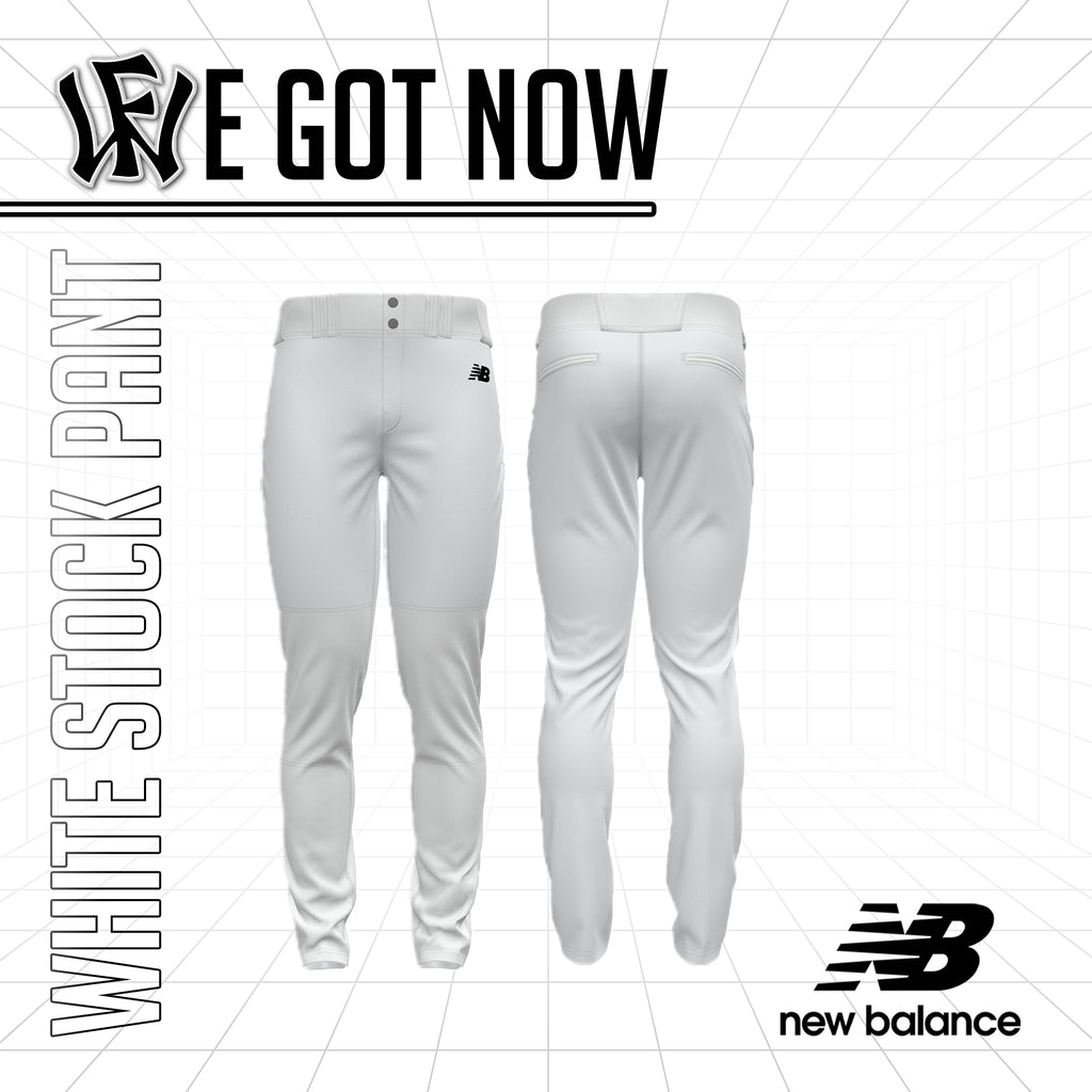 New Balance Uniform White Stock Pant