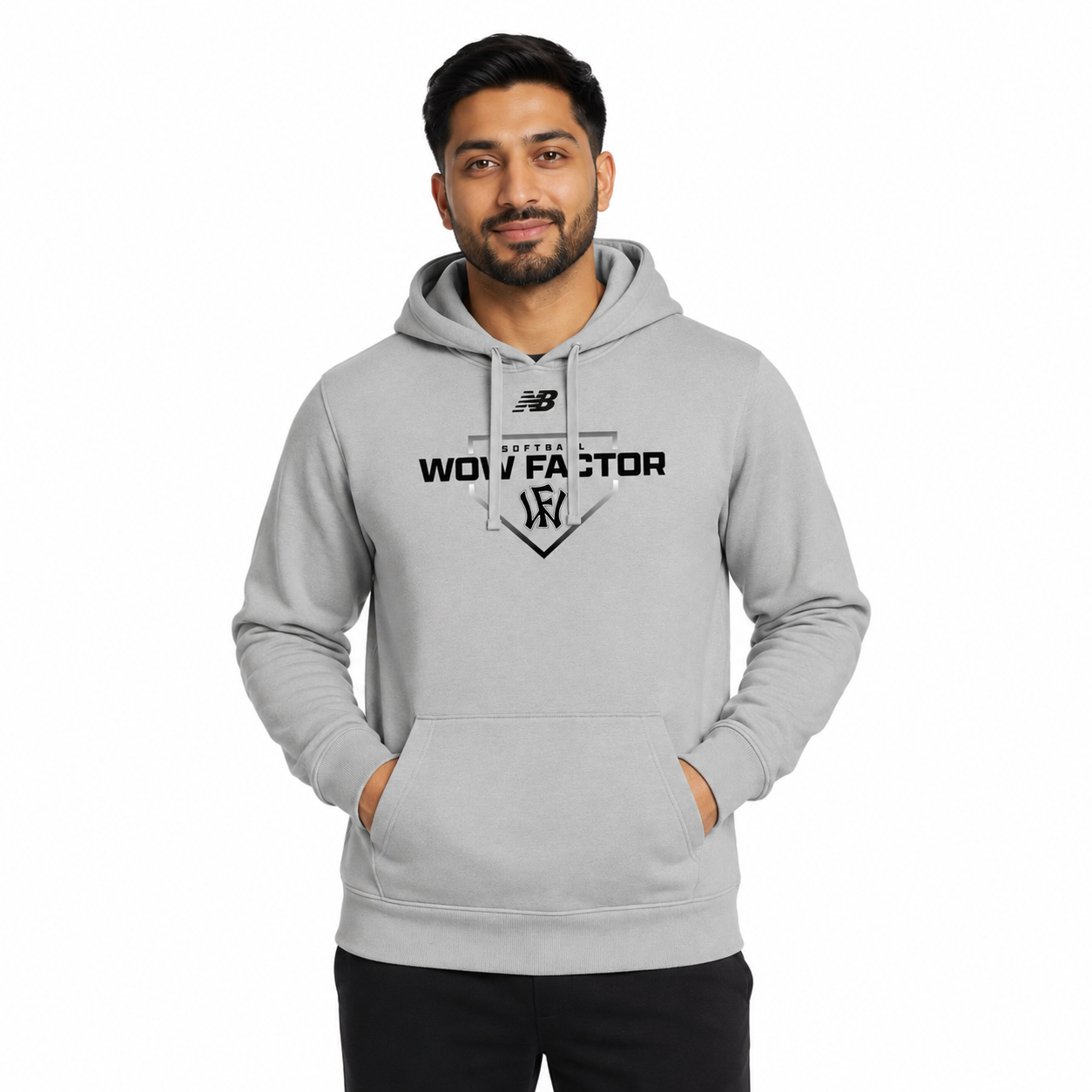 Men's Softball Fleece Hoodie