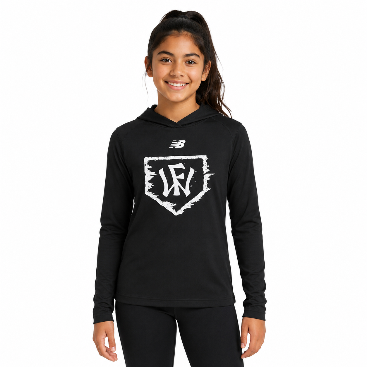 Youth Softball Lightweight Dry-Fit Athletic Hoodie