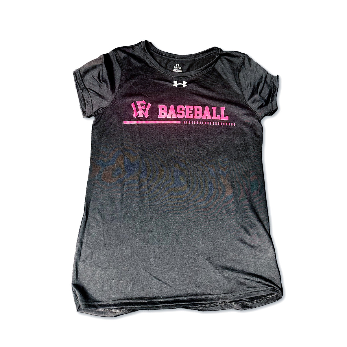 UA Ladies Baseball Pink Logo T-Shirt