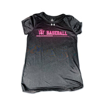 UA Ladies Baseball Pink Logo T-Shirt