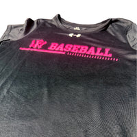 UA Ladies Baseball Pink Logo T-Shirt