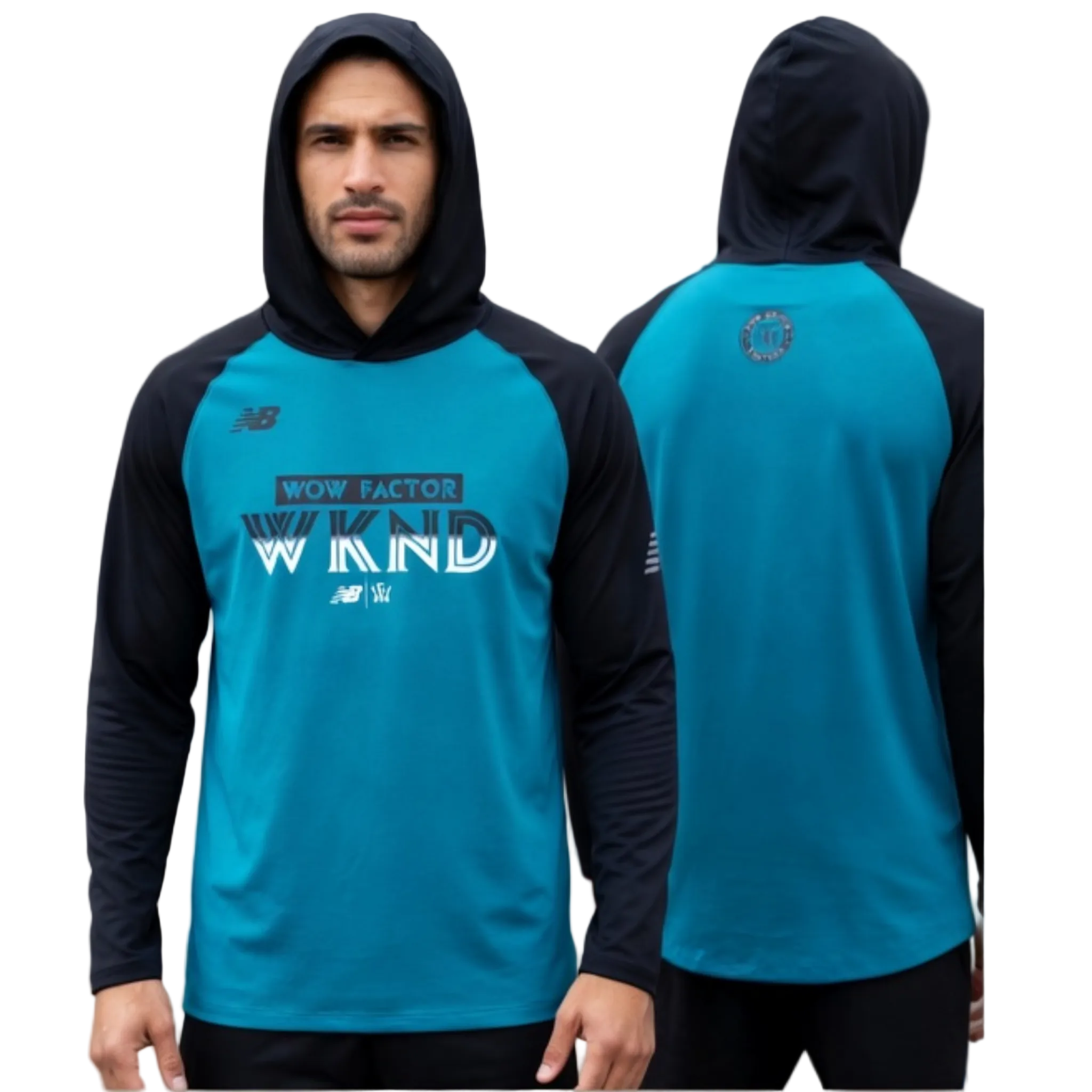 Custom Long Sleeve Performance Hoodie- National Weekend